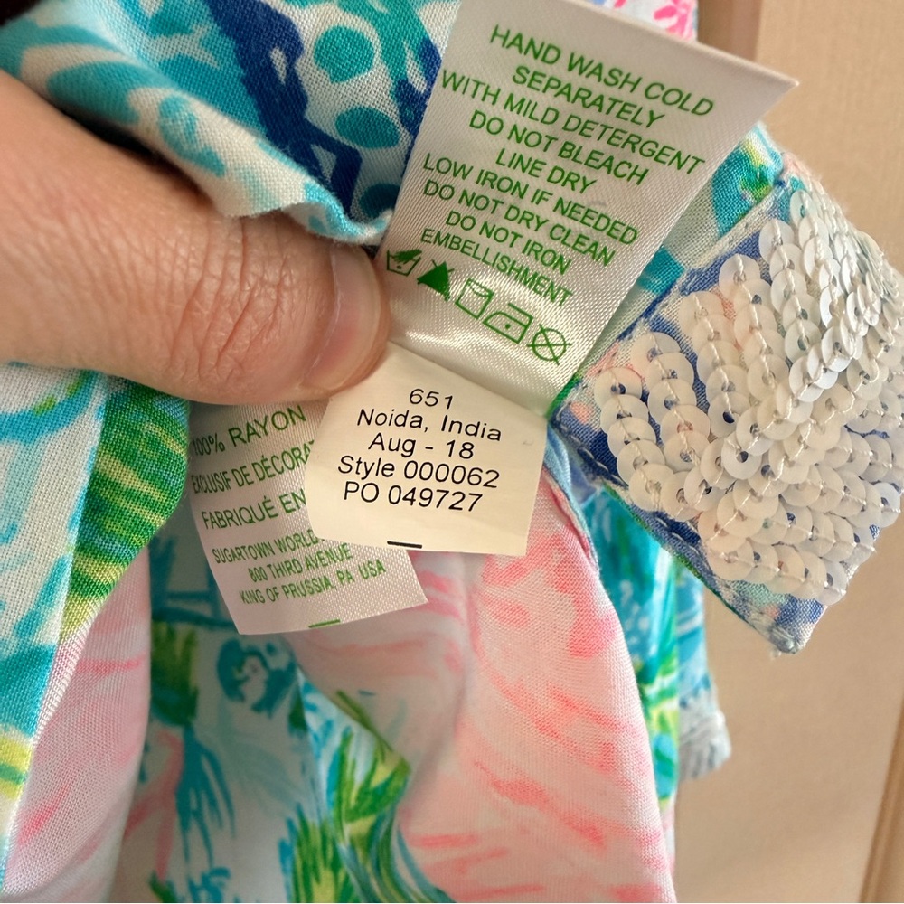 Lilly Pulitzer Renato Tunic Top in Bohemian Queen - Picture 6 of 8